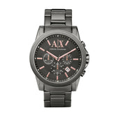 Armani Exchange Men's Grey IP Plated Stainless Steel Watch AX2086